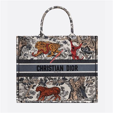 dior canvas bag vintage|christian dior tote bag tiger.